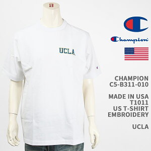 Champion �`�����s�I�� ���C�h�C��USA T1011 T�V���c �J���t�H���j�A��w���T���[���X�Z CHAMPION MADE IN USA T1011 US T-SHIRT UCLA C5-B311-010�y�������K�i/�č���/�����z