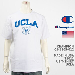 Champion �`�����s�I�� ���C�h�C��USA T1011 T�V���c �J���t�H���j�A��w���T���[���X�Z CHAMPION MADE IN USA T1011 US T-SHIRT UCLA C5-B305-012�y�������K�i/�č���/�����z