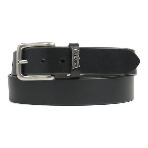 Levi's ���[�o�C�X �x���g ���^���v���[�g ���U�[�x���g 35mm LEVI'S ACCESSORIES METAL PLATE LEATHER BELT 15519020�y�������K�i/���v/�t���[�T�C�Y/�`100cm�z