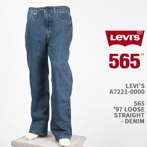 Levi's ���[�o�C�X 565 '97 ���[�Y �X�g���[�g �f�j�� LEVI'S 565 JEANS A7221-0000�y�������K�i/���b�h�^�u/�W�[���Y/�~�f�B�A���C���f�B�S�z