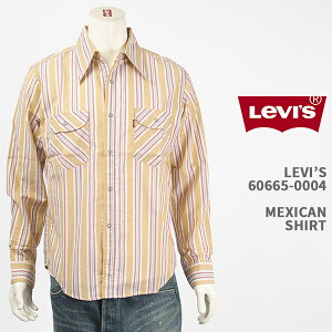 Levi's ���[�o�C�X ���L�V�J�� �V���c �X�g���C�v LEVI'S MEXICAN SHIRT 60665-0004�y�������K�i/����/���������z