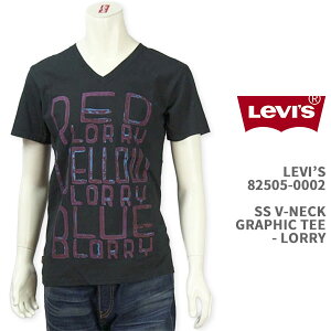 Levi's ���[�o�C�X V�l�b�N �O���t�B�b�N T�V���c ���[���[ LEVI'S V-NECK GRAPHIC T-SHIRT LORRY 82505-0002�y�������K�i/����/�N���b�N�|�X�g�z