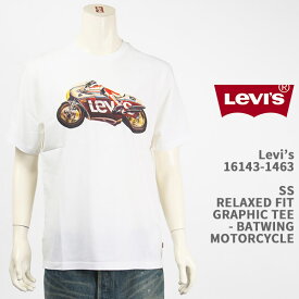 Levi's リーバイス グラフィック Tシャツ リラックス フィット バットウィング モーターサイクル LEVI'S SS RELAX FIT GRAPHIC TEE BATWING MOTORCYCLE 16143-1463【国内正規品/半袖/クリックポスト/送料無料】