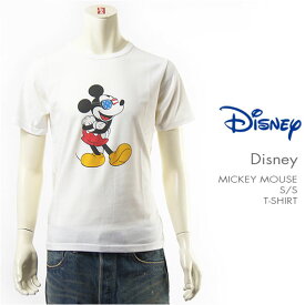 【国内正規品】Disney ディズニー ミッキーマウス 半袖 プリント Tシャツ サングラスデザイン Disney S/S MICKEY MOUSE PRINT T-SHIRT GU711064R-001【メール便対応可】