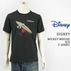 【国内正規品】Disney ディズニー ミッキーマウス 半袖 プリント Tシャツ サーフデザイン Disney S/S MICKEY MOUSE PRINT T-SHIRT GU821077R-103【クリックポスト対応可】