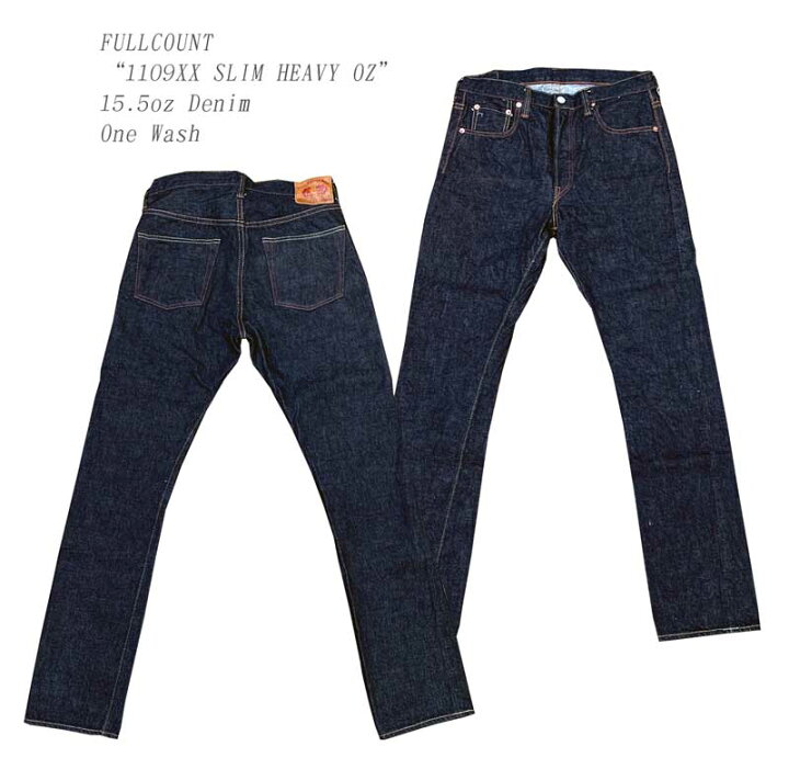 楽天市場】FULLCOUNT（フルカウント）“1109XX SLIM HEAVY OZ”15.5 