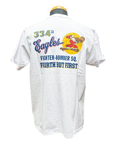 BUZZ RICKSON'S �o�Y���N�\���Y BR79515 �g334th FTR-BOMB SQ.�h S/S T-SHIRT����T�V���c2025�N���Y���f�������Y �A���J�W �j�� ����T�V���c