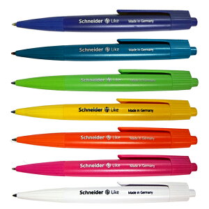 シュナイダー Schneider ボールペン M 中字 ボールペン ライク オペイク Like Opaque 7色展開 日本正規販売代理店 熨斗不可 クリックポストOK