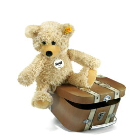 シュタイフ Steiff テディベア チャーリー ダングリング テディベア スーツケース 30cm Charly dangling Teddy bear in suitcase 12938 スーツケース付き くま ぬいぐるみ 熨斗不可