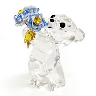 スワロフスキー SWAROVSKI クリスタル フィギュア クリスベア Kris Bear フォーゲットミーノット Forget …