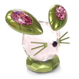 スワロフスキー SWAROVSKI クリスタル フィギュア マウス ドゥルキス Mouse Dulcis グリーン (L) #5619214 インテリア 置物 送料無料 在庫限り