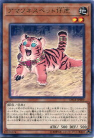 アマゾネスペット仔虎（ベビータイガー）　レア　DP18-JP009 地属性　レベル2【遊戯王カード】