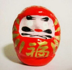 開運 願掛け 招福祈願の縁起物 福だるま 赤 0号 4.5cm ミニサイズ 高崎だるま 福入だるま ダルマ 達磨