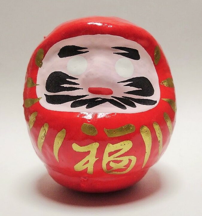 楽天市場】幸福だるま 紅白だるま ペアセット（小） 2号 7.5cm 白 幸 