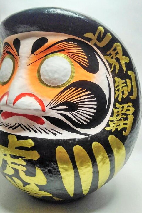 楽天市場】阪神タイガース 優勝祈願 虎党だるま 黒 9号 サイズ 28cm 
