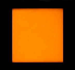 【希少蓄光カラー】蓄光タイル 45mm角 全面オレンジ発光