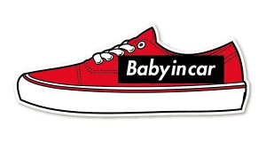 BABY IN CAR Xj[J[^ XebJ[  bh Ԃ񂪏Ă܂ xr[CJ[  V[ pfB VANS