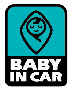 BABY IN CAR XebJ[ ^[RCYu[  Ԃ񂪏Ă܂  xr[CJ[ ԗp V[ 킢 LN^[ ver.1 SIZEFw115mm×h150mm