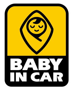 BABY IN CAR XebJ[ CG[ F Ԃ񂪏Ă܂  xr[CJ[ ԗpV[ 킢 LN^[ ver.1 SIZEFw115mm×h150mm
