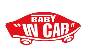 BABY IN CAR XebJ[ bh  Ԃ񂪏Ă܂ xr[CJ[ XP{[  V[ pfB VANS SIZEFw150mm×h65mm