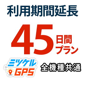 【45日間 期間延長プラン】レンタルプラン・返却不要プラン共通 全商品対応