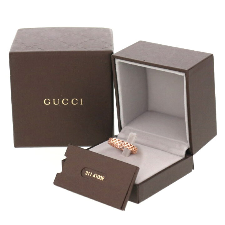 楽天市場】GUCCI グッチ K18PG ピンクゴールド ディアマンティッシマ 