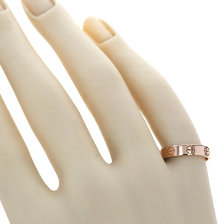 楽天市場】Cartier カルティエ K18PG ピンクゴールド ミニラブ LOVE 