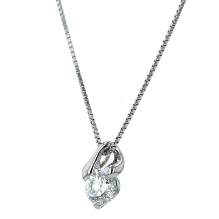 楽天市場】Pt900 Pt850 プラチナ ネックレス ダイヤモンド0.64ct 