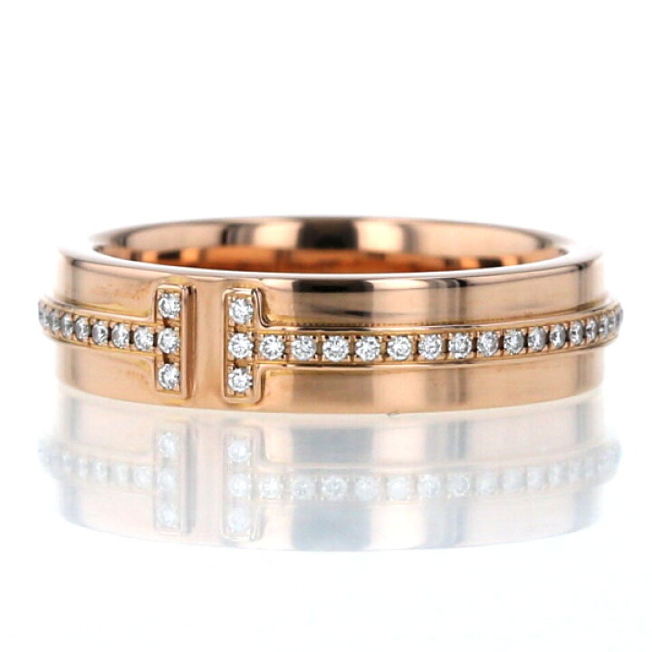 楽天市場】TIFFANY&Co. ティファニー K18PG ピンクゴールド T TWO T 