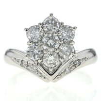 楽天市場】V字（カラット数1.0 ～ 1.99ct）（指輪・リング｜レディース 