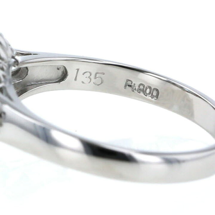 楽天市場】Pt900 プラチナ リング アクアマリン1.35ct ダイヤモンド 