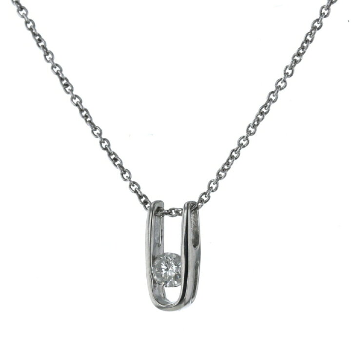 楽天市場】Pt900 Pt850 プラチナ ネックレス ダイヤモンド 0.10ct 一粒 