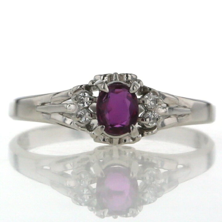 楽天市場】Pt900 プラチナ リング ルビー 0.35ct ダイヤモンド 0.04ct 