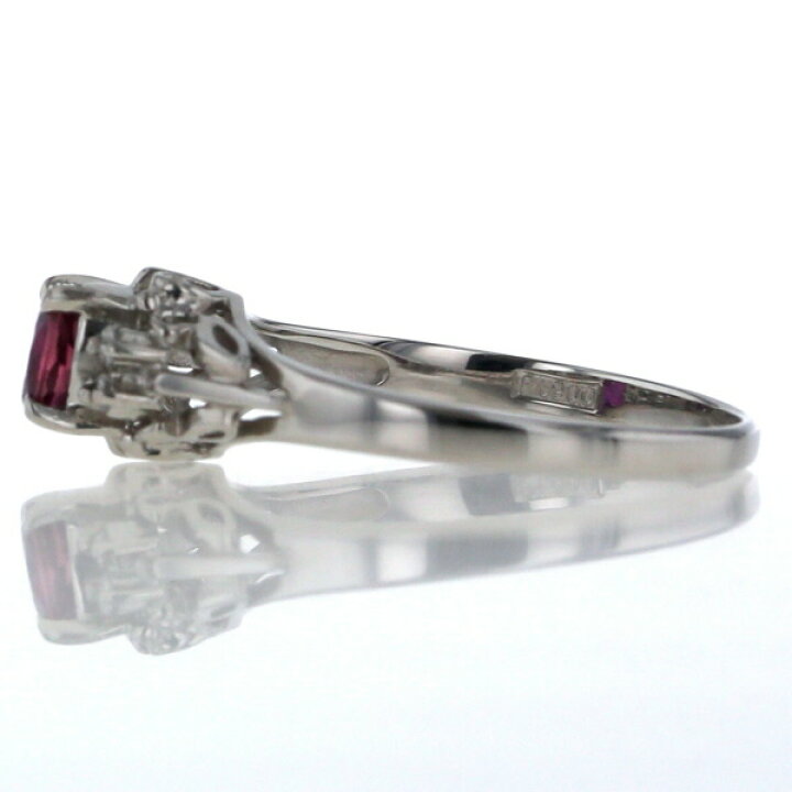 楽天市場】Pt900 プラチナ リング ルビー 0.35ct ダイヤモンド 0.04ct 