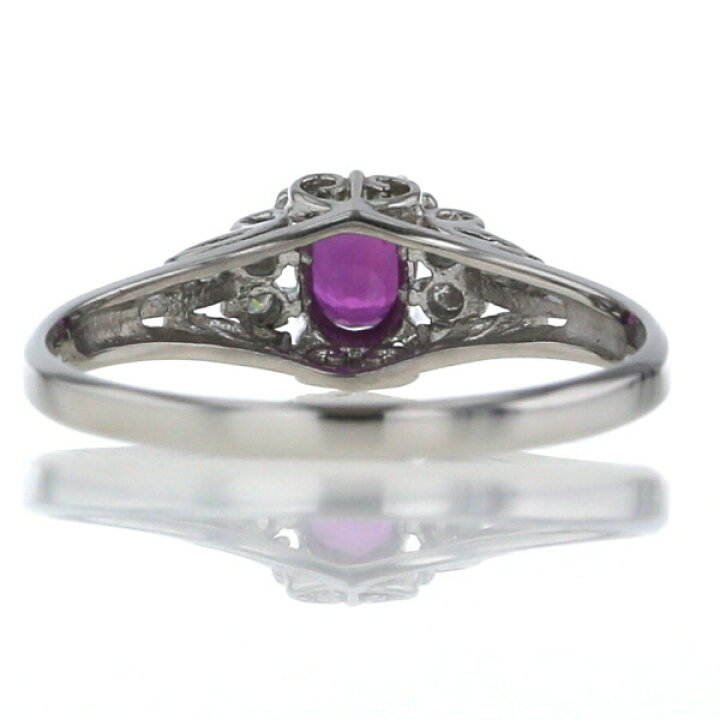 楽天市場】Pt900 プラチナ リング ルビー 0.35ct ダイヤモンド 0.04ct 