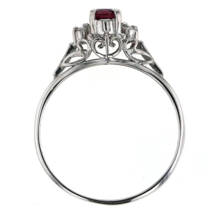 楽天市場】Pt900 プラチナ リング ルビー 0.35ct ダイヤモンド 0.04ct 