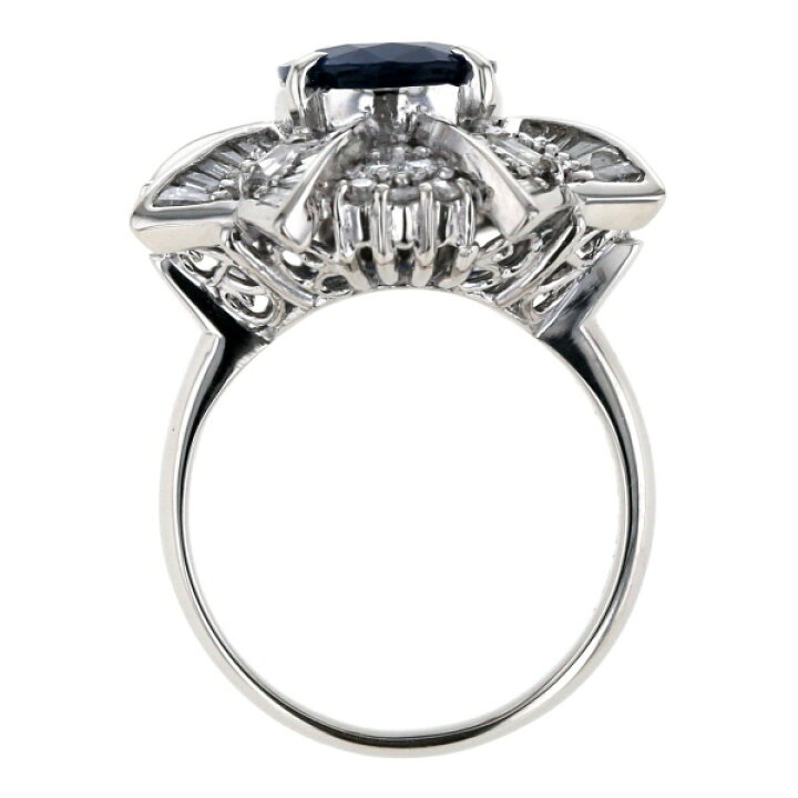 楽天市場】Pt900 プラチナ リング スリランカ産サファイア4.23ct 