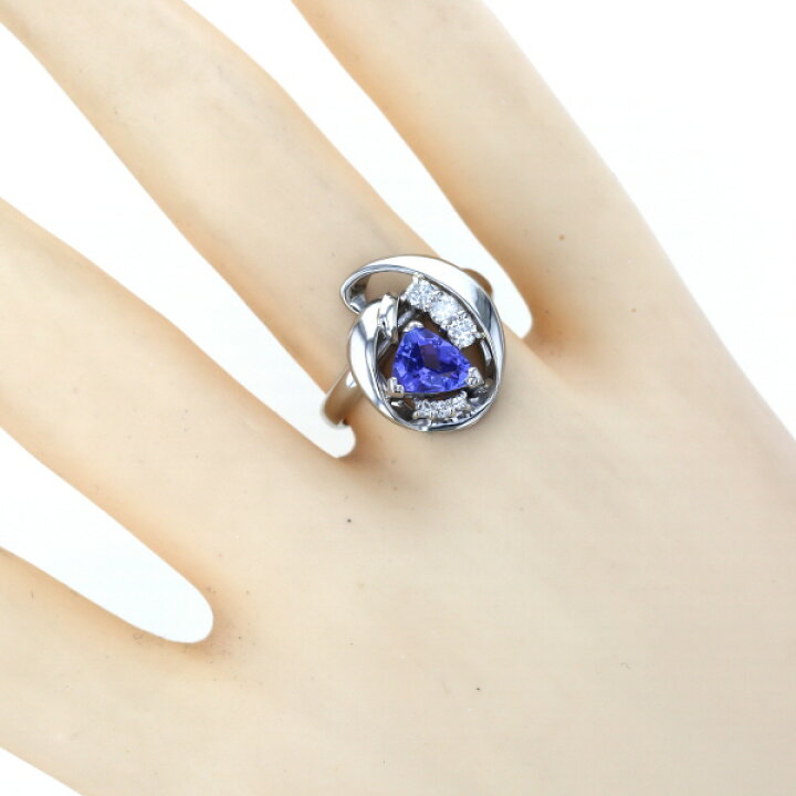 楽天市場】最終値下げ Pt900 プラチナ リング タンザナイト1.02ct 