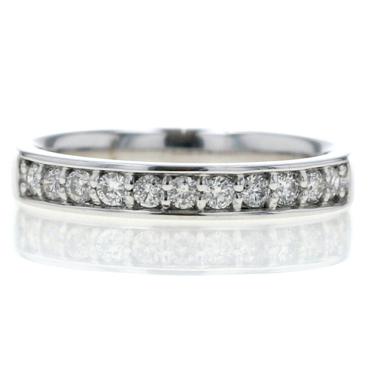 楽天市場】K18WG ホワイトゴールド リング ダイヤモンド 0.36ct 