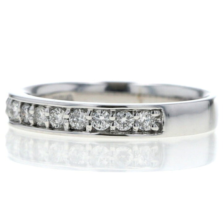 楽天市場】K18WG ホワイトゴールド リング ダイヤモンド 0.36ct 