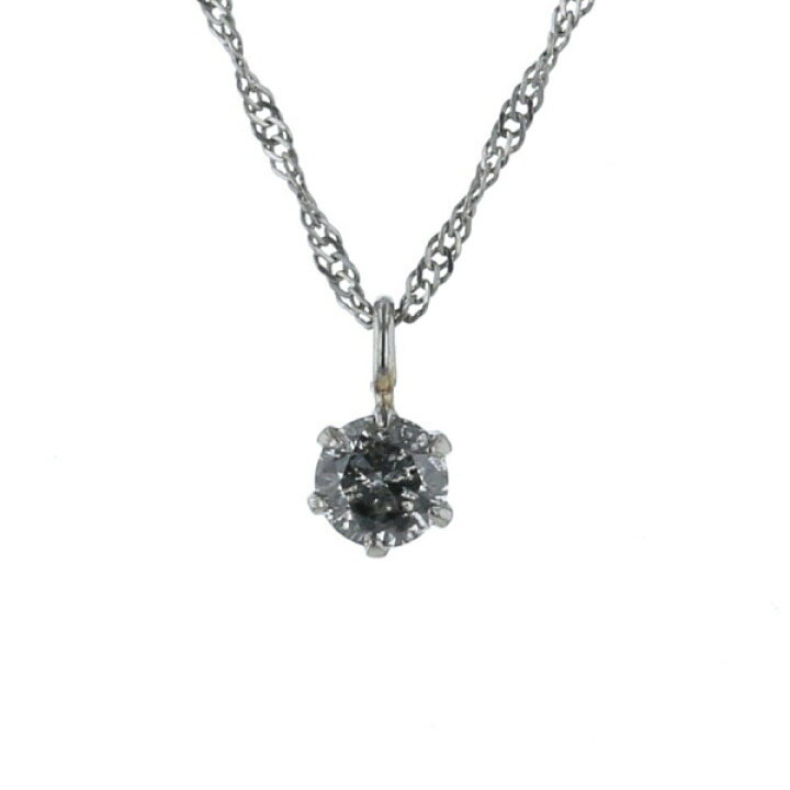 楽天市場】Pt850 プラチナ ネックレス ダイヤモンド 0.10ct 一粒 