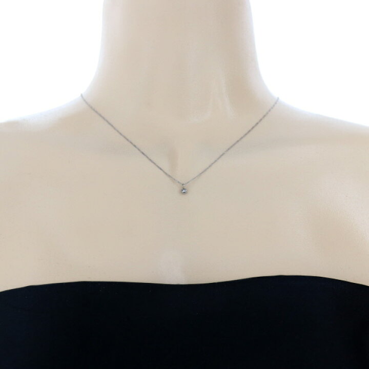 楽天市場】Pt850 プラチナ ネックレス ダイヤモンド 0.10ct 一粒 