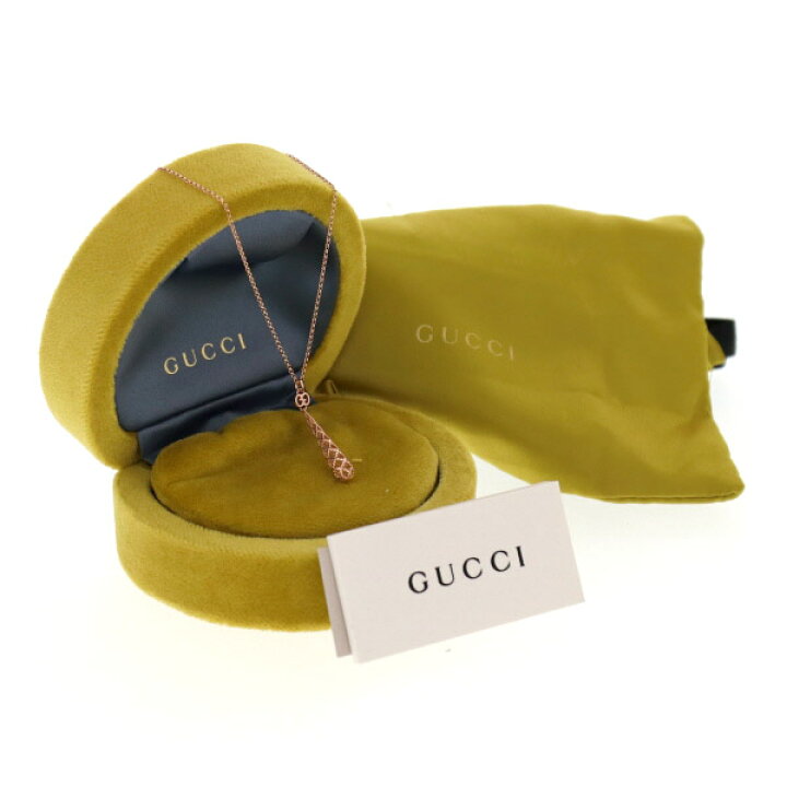 楽天市場】GUCCI グッチ K18PG ピンクゴールド ディアマンティッシマ 