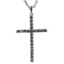 楽天市場】k18 中古 ネックレス（モチーフクロス）（ジュエリー 