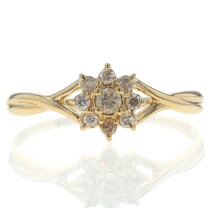 楽天市場】0.15ct リング k18の通販