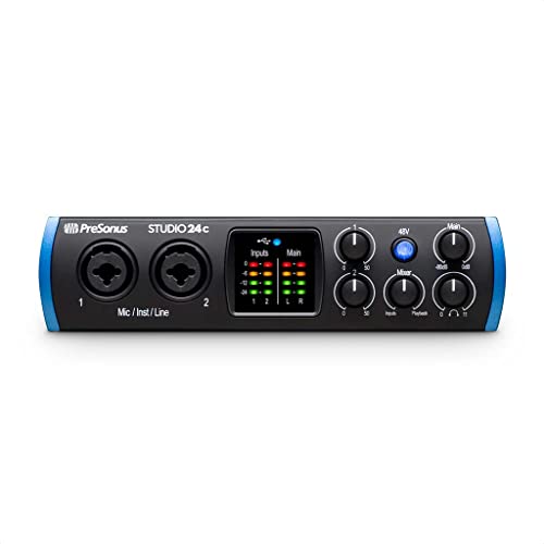 PreSonus Studio 24c オーディオ/MIDIインターフェース 24Bit 192kHz 2入出力USB-C互換 Studio One  Artistバンドル | ＧＲ　ONLINE STORE