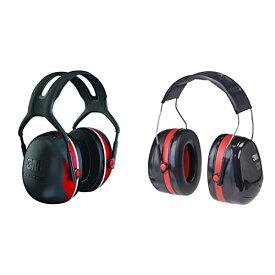 3M PELTOR イヤーマフ X3A 国内正規品 & 防音 イヤーマフ JIS適合品 PELTOR ヘッドバンド式 H10A【セット買い】