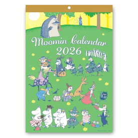 学研ステイフル 2026 カレンダー ムーミン 壁掛け オールスター見やすい AM16012 2026年 1月始まり 送料無料