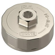 トネ(TONE) オイルフィルターレンチ(カップ形) 3FW-64 差込角9.5mm(3/8) φ64 送料無料