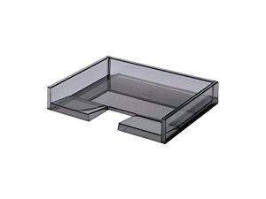 ライクイット (like-it) 小物収納 デスク トレー A4 横型 約幅33.7x奥25.8x高6.2cm ブラック 日本製 MX- 送料無料